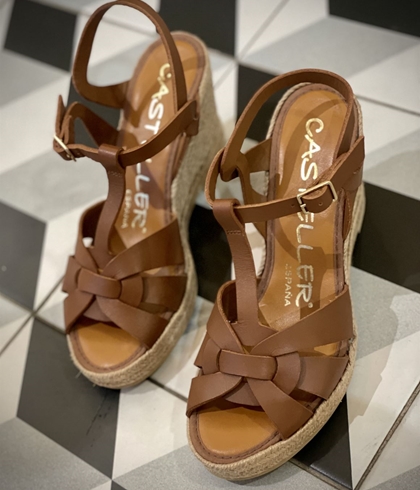 Alpargata Casteller 715 vacuno cuero - Imagen 2