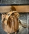 Bolso limosnera bandolera piel camel - Imagen 2