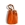 Bolso limosnera bandolera piel naranja - Imagen 1