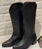 Bota Exé cowboy piel bordados negro - Imagen 1