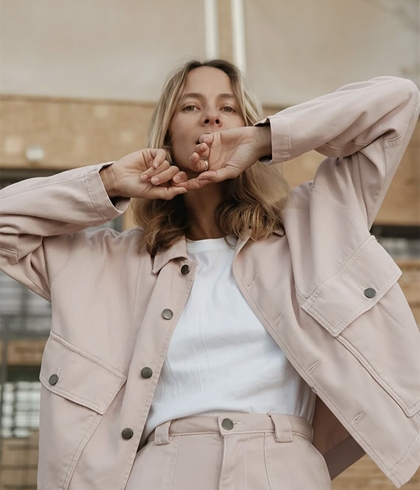 Cazadora Indi & Cold VF275 BOLSILLOS GRANDES rosa - Imagen 2