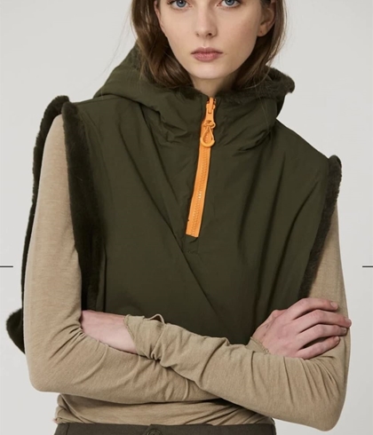 Chaqueta TANTÄ KHAKI Verde - Imagen 2