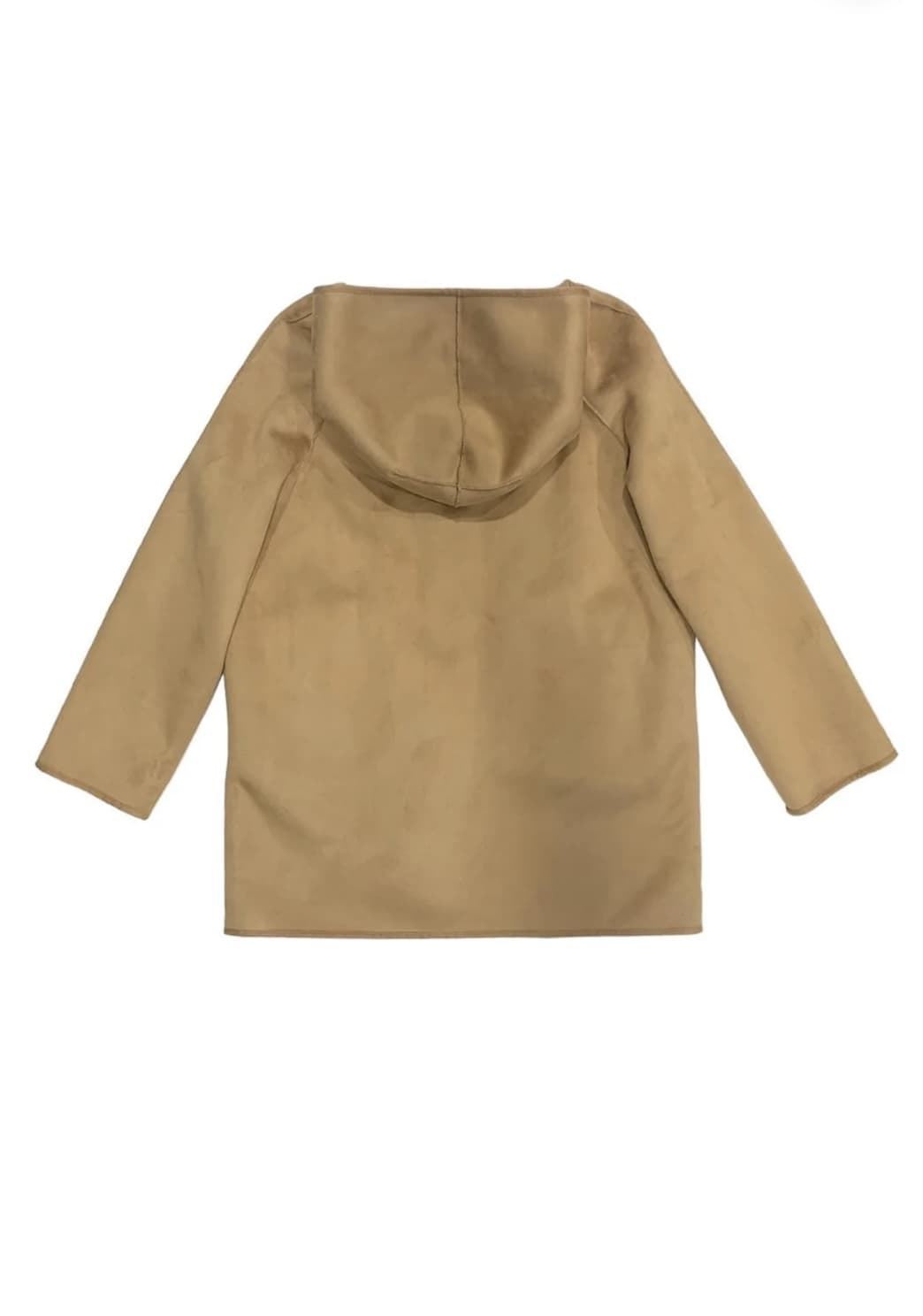 Chaquetón Derhy LUIGIA borreguito camel capucha REVERSIBLE - Imagen 3