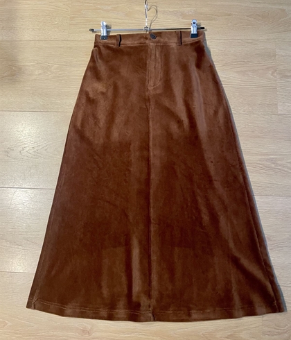 Falda Nice Things micropana elastica marrón - Imagen 1