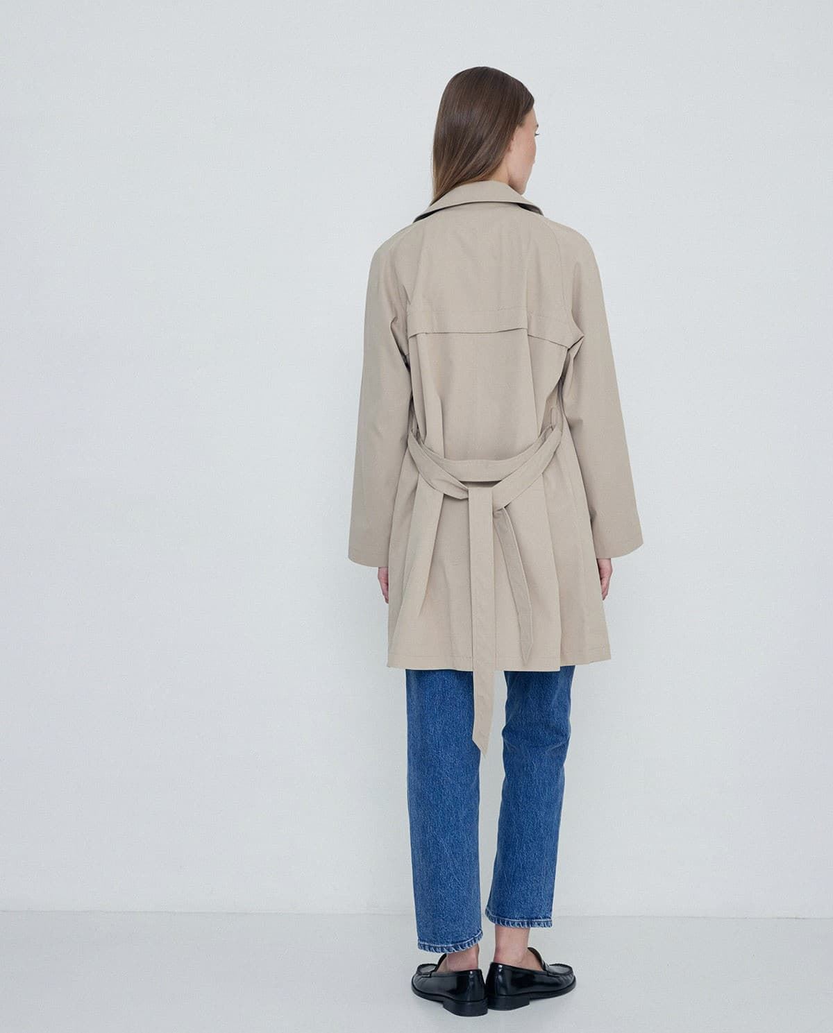 Gabardina Yerse IMPERMEABLE beige - Imagen 5