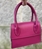 Mini Bolso 2 asas piel fucsia - Imagen 1