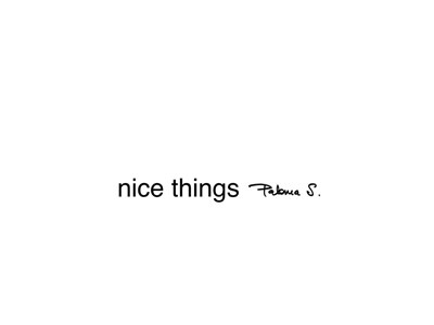 Nice Things