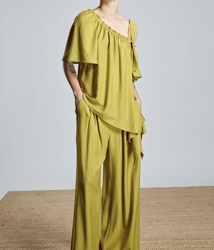 Pantalón Alba Conde 2504-419-60 verde oliva - Imagen 2