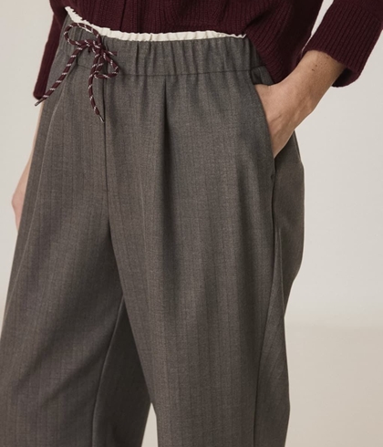 PANTALÓN Indi & Cold REF. NJ287 CINTURILLA GOMA gris Cemento - Imagen 2