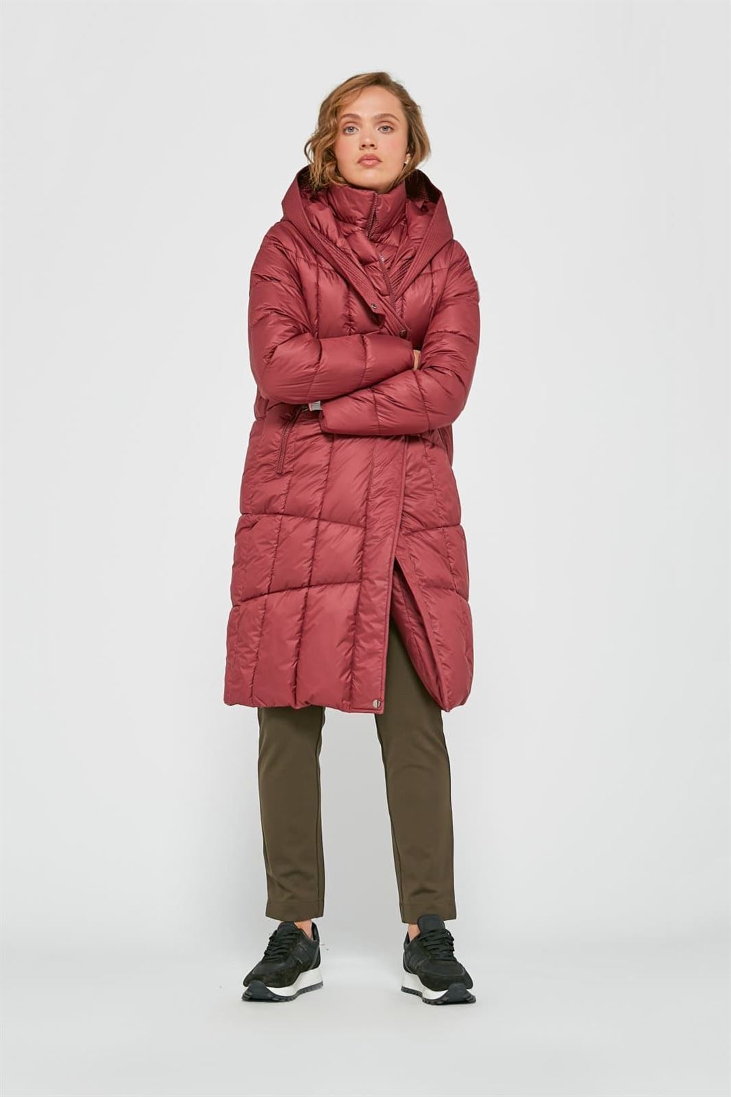 Parka MD`M acolchada granate - Imagen 2