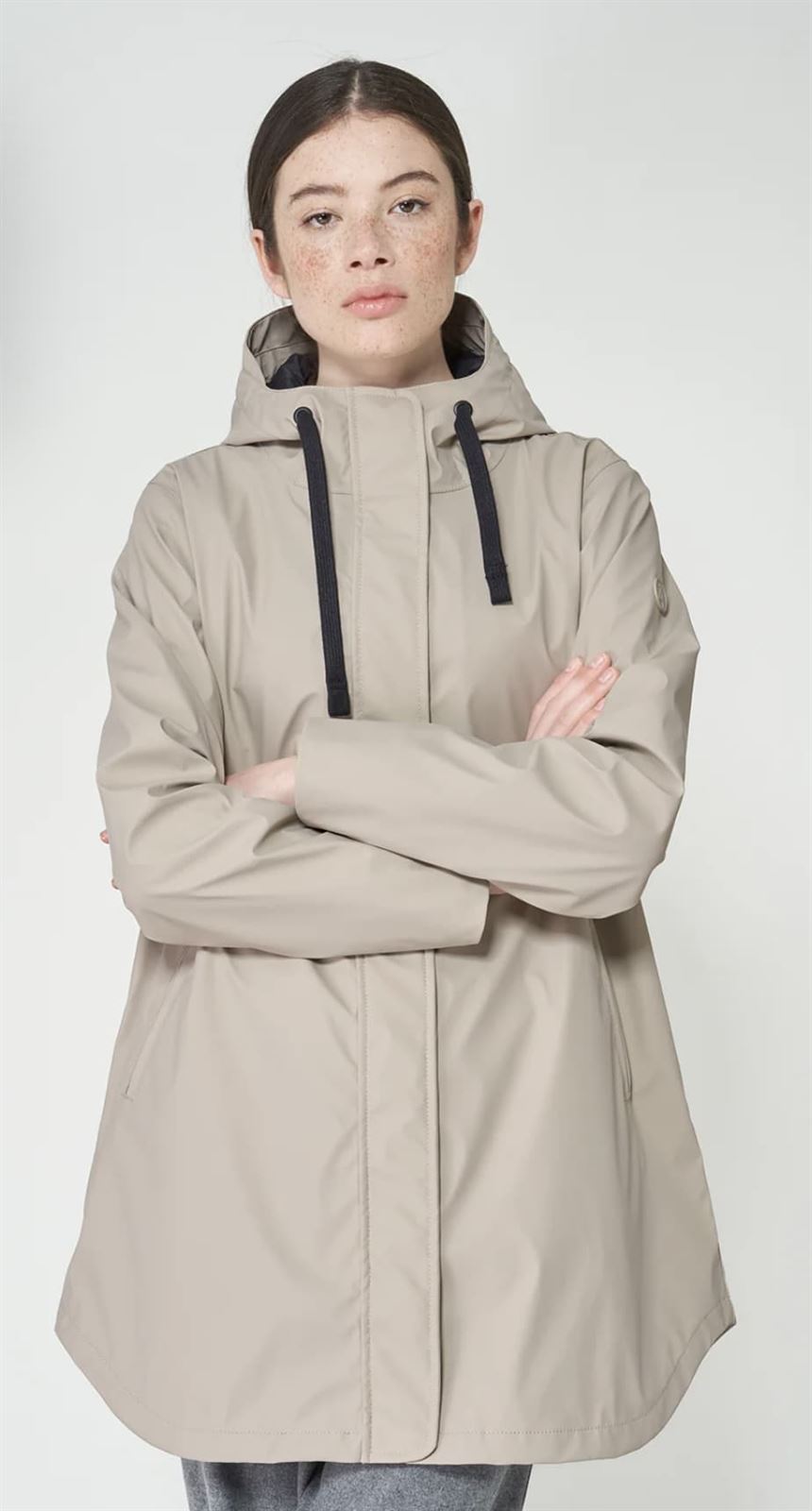 PARKA TANTÄ Snow Stone Grey piedra - Imagen 7