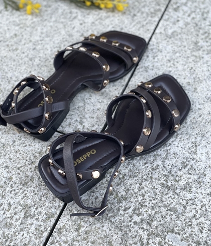 Sandalia plana GIOSEPPO MINDO 79025 PIEL TACHAS - Imagen 2