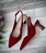 Stiletto Angari 33F  picado ante rojo - Imagen 2