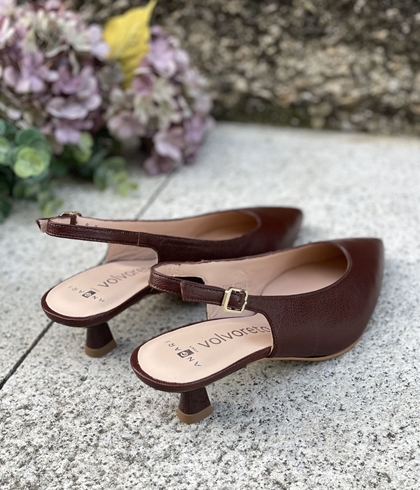 Stiletto Angari 52236 - 63 MAGA destalonado básico marrón chocolate - Imagen 2