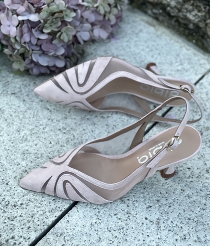 Stiletto tacón Dibia by Ezzio 56032 ante rosita - Imagen 2