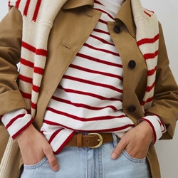 Sudadera ese O ese estrippes rojo - Imagen 2