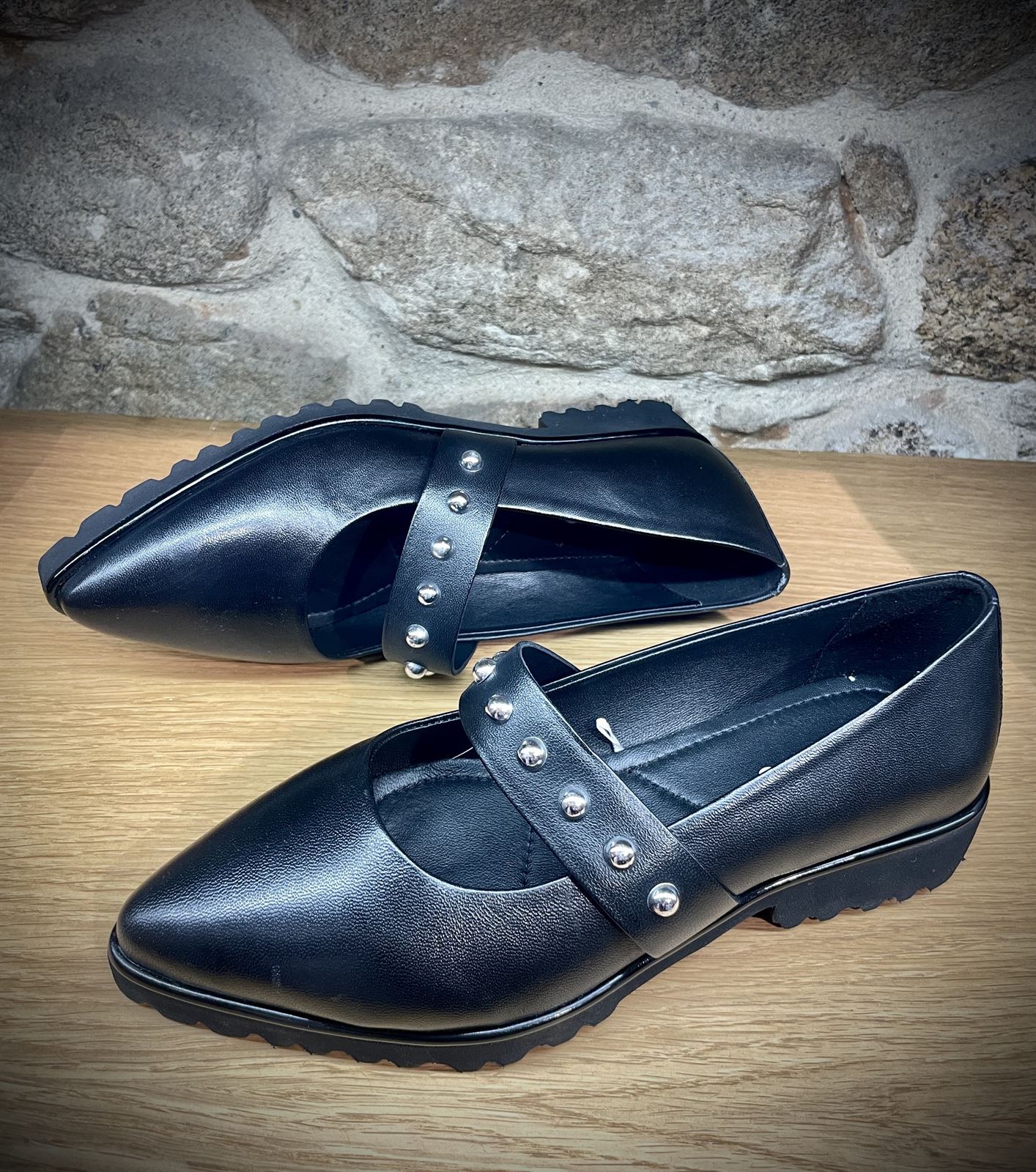 Zapato Gioseppo WALDEGG 70829 elásticos negros - Imagen 2